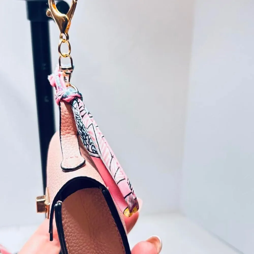 Unbranded Women's Pink and Brown Wallet-purses
